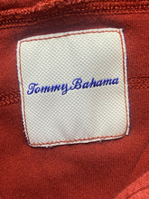 Load image into Gallery viewer, Tommy Bahama Sweater Adult 2XL XXL Reddish Orange Collared 1/4 Zip Pullover Mens
