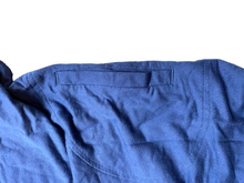 Load image into Gallery viewer, Prana Shirt Womens Medium Blue Funnel Hoodie Oversized Pockets Pullover Ladies
