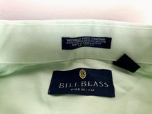 Load image into Gallery viewer, Bill Blass Shirt Adult Extra Large Mint Green Premium Pinpoint Wrinkle Free Mens
