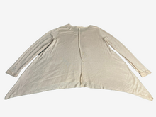 Load image into Gallery viewer, Anthropologie Altar’d State Shirt Womens Medium Beige Tassel Oversized Lagenlook
