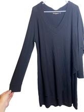 Load image into Gallery viewer, Soft Surroundings Dress Womens Large Marla Draped Asymmetrical Lagenlook Layered
