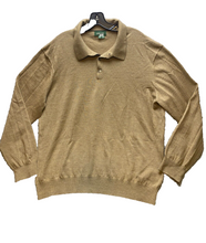 Load image into Gallery viewer, Orvis Sweater Adult Extra Large Tan Long Sleeve Merino Wool Pullover Outdoor Men
