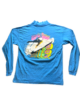 Load image into Gallery viewer, VTG Bugle Boy Shirt Adult Medium Blue Ski The Planet Single Stitch USA 80s Mens
