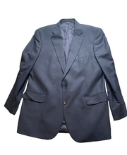 Load image into Gallery viewer, Brooks Brothers 346 Suit Coat Mens 45L Navy Blue Single Breasted Wool Viscose
