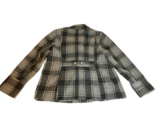 Load image into Gallery viewer, Old Navy Jacket Womens Extra Large Gray Black Double Breasted Oversized Pea Coat
