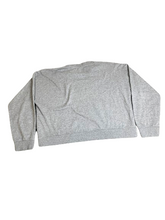 Load image into Gallery viewer, DKNY Jeans Sweatshirt Womens Extra Large Gray Oversized Cropped Pullover NWT
