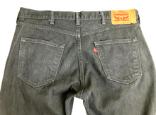 Load image into Gallery viewer, Levis 501 Jeans Adult 38x34 Black Straight Leg Strauss &amp; Co Denim Zip Fly Mens

