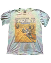 Load image into Gallery viewer, History of The Eagles Shirt Adult Medium Pastel Rainbow American Band Tour Mens
