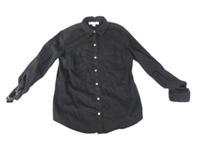 Load image into Gallery viewer, Michael Kors Shirt Womens 6 Medium Button Up Long Sleeve Collared Pocket Ladies
