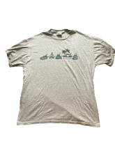 Load image into Gallery viewer, Sanibel Island Shirt Adult Large Gray Vacation Surf Surfboarding Surfer 90s Mens
