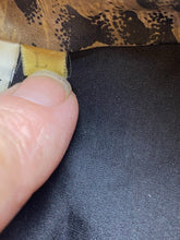 Load image into Gallery viewer, VTG COACO Jacket Womens Large Shoulder Pads Oversized Animal Print Silk Nylon
