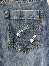 Load image into Gallery viewer, Phat Farm Jeans Adult 40x33 Blue Straight Leg Hip Hop Skater Baggy Denim Mens
