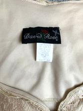Load image into Gallery viewer, Vintage David Rose Shirt Womens 12 Nude Embroidered Lace Lined Boho Blouse USA
