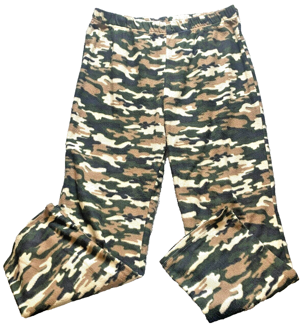 Open Trails Pajamas Adult Extra Large Camo Fleece Sleepwear Lounge Pants Mens