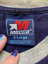 Load image into Gallery viewer, VTG Genisys Corporation Shirt Adult Extra Large Navy Blue Earth Mecca USA Mens

