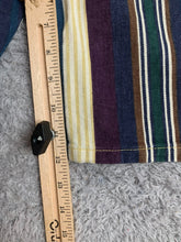 Load image into Gallery viewer, Cotler Shorts Womens 14 (25x12) Maroon Blue Green Stripe Bermuda Flat Front NWT
