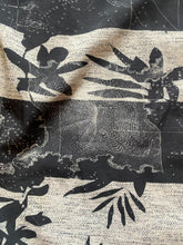 Load image into Gallery viewer, Salty Crew Shirt Adult Medium Black Sand Technical Woven AOP Flower Casual Mens
