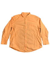 Load image into Gallery viewer, Chaps Shirt Adult Extra Large Tangerine Button Up Crest Chest Pocket Casual Mens
