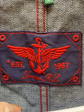 Load image into Gallery viewer, Ralph Lauren Jacket Womens Medium Denim Dark Blue Double Breasted Pea Coat
