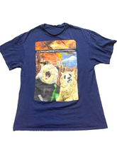 Load image into Gallery viewer, Panda Cat Shirt Adult Large It&#39;s Pandemonium Its Catastrophy Face Swap Funny Men
