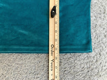 Load image into Gallery viewer, Juicy Couture Sleepwear Womens Small Teal Velour Crop Spandex Hoodie Oversized
