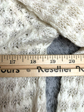 Load image into Gallery viewer, Anthropologie Altar&#39;d State Shirt Womens Medium Beige Open Knit Sheer Tunic Boho
