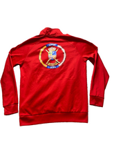 Load image into Gallery viewer, Joma Jacket Adult Medium Red 1/4 Zip EFP VIII Latvia Coat Of Arms Brigada Aragon
