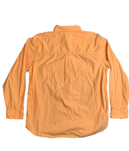 Load image into Gallery viewer, Chaps Shirt Adult Extra Large Tangerine Button Up Crest Chest Pocket Casual Mens
