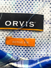 Load image into Gallery viewer, Orvis Shirt Adult Medium Active Fit Mesh Nylon Button Up Fishing Outdoor Mens
