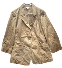 Load image into Gallery viewer, J Jill Jacket Womens Large Spandex Single Breasted Tunic Oversized Coat Blazer
