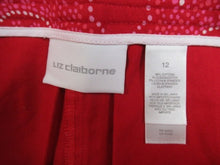 Load image into Gallery viewer, Liz Claiborne Pants Womens 12 (35x26) Audra Tapered Flat Front AOP  Spandex Lady
