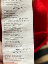 Load image into Gallery viewer, Joma Jacket Adult Medium Red 1/4 Zip EFP VIII Latvia Coat Of Arms Brigada Aragon
