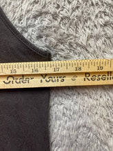 Load image into Gallery viewer, Vivienne Vivienne Tam Shirt Womens Small Charcoal Gray Tank Scoop Sequins Boho
