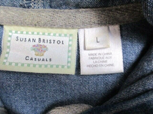 Load image into Gallery viewer, Susan Bristol Vest Adult Womens Large Full Zip Pocket Sleeveless Hoodie Jacket
