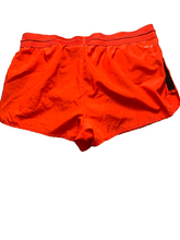 Load image into Gallery viewer, Nike Shorts Womens Medium Orange Dri Fit Lined Running Athletic Drawstring Lady
