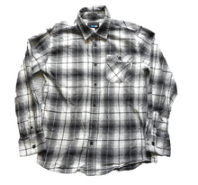 Load image into Gallery viewer, Amplify Shirt Womens Large Button Up Long Sleeve Collared Casual Plaid Ladies
