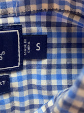 Load image into Gallery viewer, Vineyard Vines Shirt Adult Small Checkered Saltwater Wash Slim Murray Whale Mens
