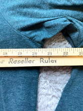 Load image into Gallery viewer, Prana Shirt Womens Extra Large Teal Ruffle Trim Nitty Blouse Casual Ladies
