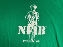Load image into Gallery viewer, VTG NFIB Shirt Womens Medium Green Silhouette Standing Man Single Stitch 80s
