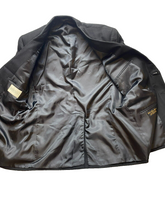 Load image into Gallery viewer, Jeffrey Banks Suit Coat Mens 42R Black 100% Wool Single Breasted Sport Blazer
