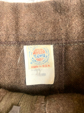 Load image into Gallery viewer, Vintage Lambswool Blend Skirt Womens 26" Waist Brown A-Line Maxi USA Made Ladies
