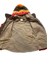 Load image into Gallery viewer, Greater Good Network Jacket Womens Small Multicolor Boho Funky Hippie Hooded
