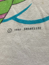 Load image into Gallery viewer, VTG NITE Effect Shirt Womens 2X White Bear Sheep Whimsical Sharellee Plus 80s 90
