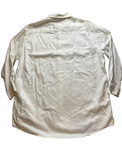 Load image into Gallery viewer, Greg Norman Shirt Adult 2XL XXL White Textured Button Up Shark Sporty Casual Men
