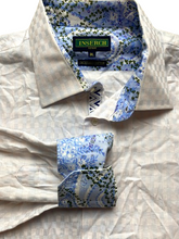 Load image into Gallery viewer, Inserch Icon Shirt Adult 3XL Jacquard Button Up Classiccore Contrast Cuffs Mens
