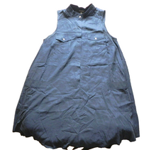 Load image into Gallery viewer, Sharagano Dress Womens 16W Button Front Pockets Sleeveless Shift Plus Ladies
