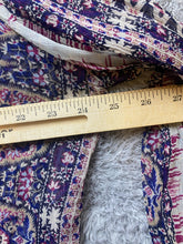 Load image into Gallery viewer, Lucky Brand Shirt Womens 1X Navy Pink AOP Paisley Boho Peasant Flowy Blouse Plus
