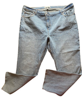Load image into Gallery viewer, Abercrombie &amp; Fitch Jeans Adult 36x22 Blue 90s Slim Straight High Rise Curve Men
