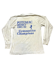 Load image into Gallery viewer, VTG Fairfax Gymnastics Shirt Womens Medium Potomac District Single Stitch 90s
