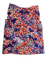 Load image into Gallery viewer, Juicy Couture Shirt Womens Medium Colorful AOP Flower Ruffle Trim Blouse Boho
